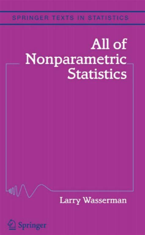 All Of Nonparametric Statistics Solutions Epub