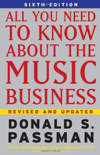 All You Need to Know About the Music Business 6th Edition PDF