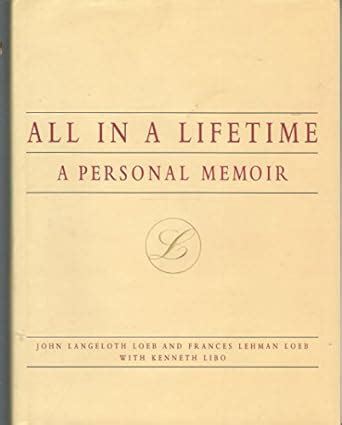 All in a lifetime A personal memoir Epub