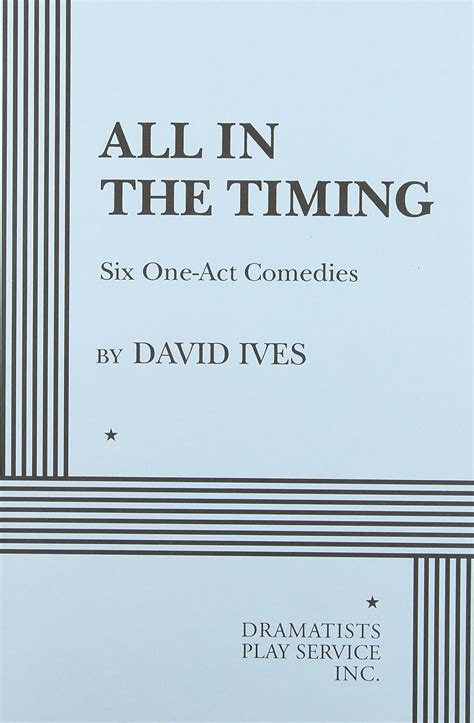 All in the Timing Six One-Act Comedies Acting Edition Epub