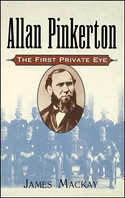 Allan Pinkerton The First Private Eye 1stt American Edition Doc