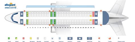 Allegiant A319 Seating Chart