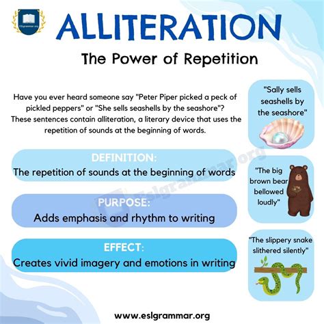 Alliteration: The Power of Paired Sounds