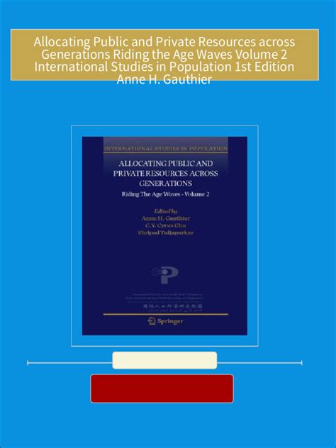 Allocating Public and Private Resources across Generations 1st Edition Kindle Editon