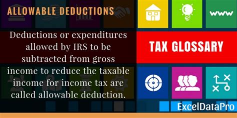 Allowable deductions