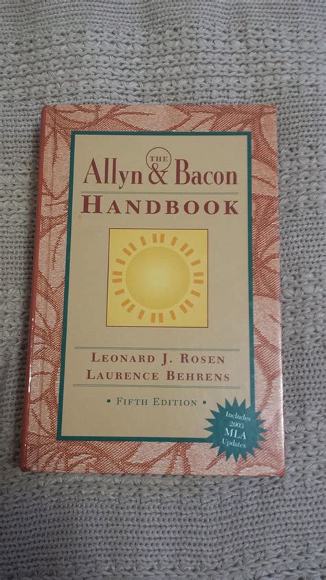 Allyn and Bacon Handbook with MLA Guide The 5th Edition Doc