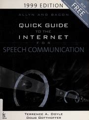 Allyn and Bacon quick guide to the Internet for speech communication Kindle Editon