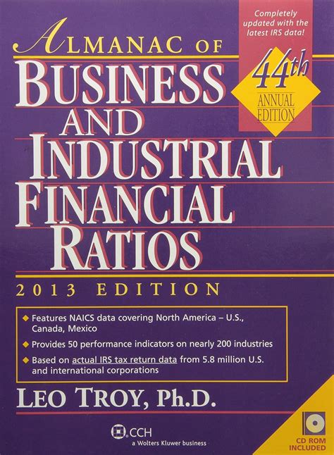 Almanac of Business and Industrial Financial Ratios, Ninety Two Ed. PDF