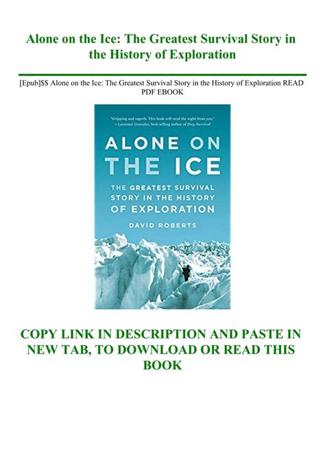 Alone in the Ice World Ebook Reader