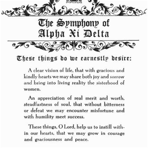 Alpha Xi Delta Symphony: A Legacy of Excellence