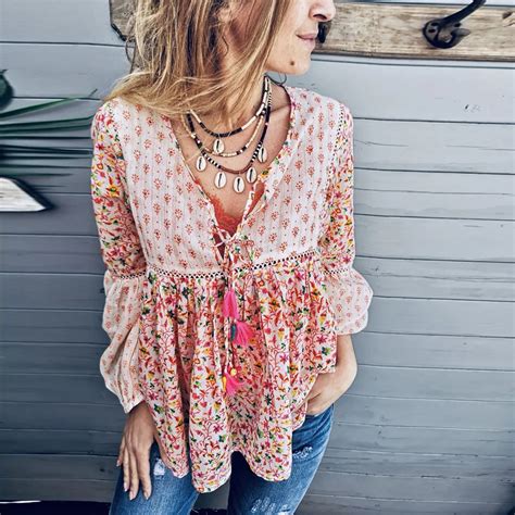 Alpha size XL women's boho tops