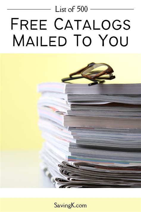 Alphabetical List Of Free Mail Order Catalogs