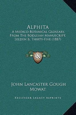 Alphit A Medico-Botanical Glossary PDF