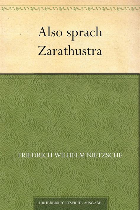 Also Sprach Zarathustra German Edition PDF