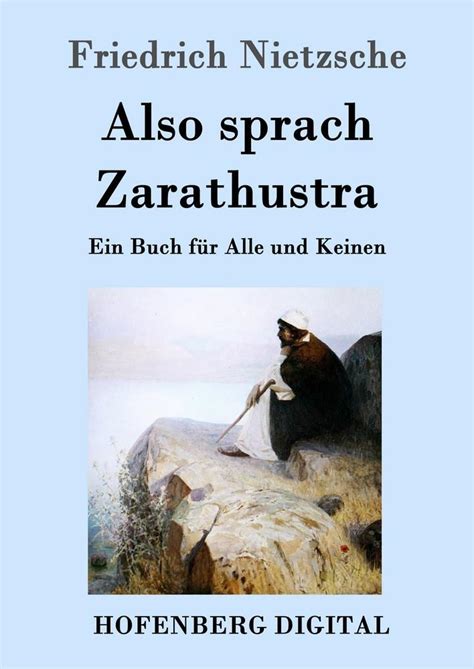 Also sprach Zarathustra Ein Buch für Alle und Keinen German Edition Kindle Editon
