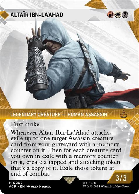 Altair Ibn La'Ahad: The Master Assassin in Magic: The Gathering