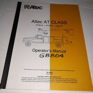 Altec At37g Operator Manual Ebook Doc