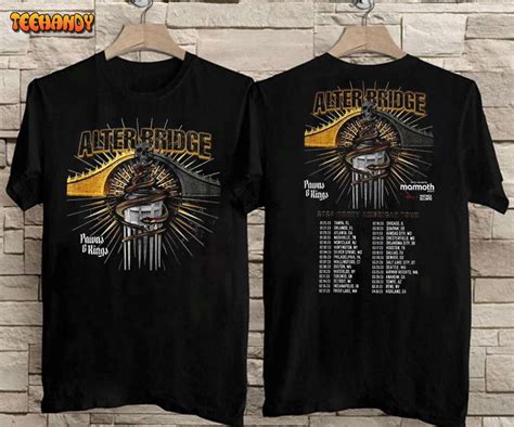 Alter Bridge 2023 Tour T-Shirt: A Symbol of Unforgettable Memories