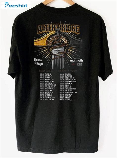 Alter Bridge 2023 Tour Tshirt: Get Yours Today!