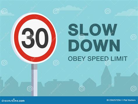 Always obey the speed limit: