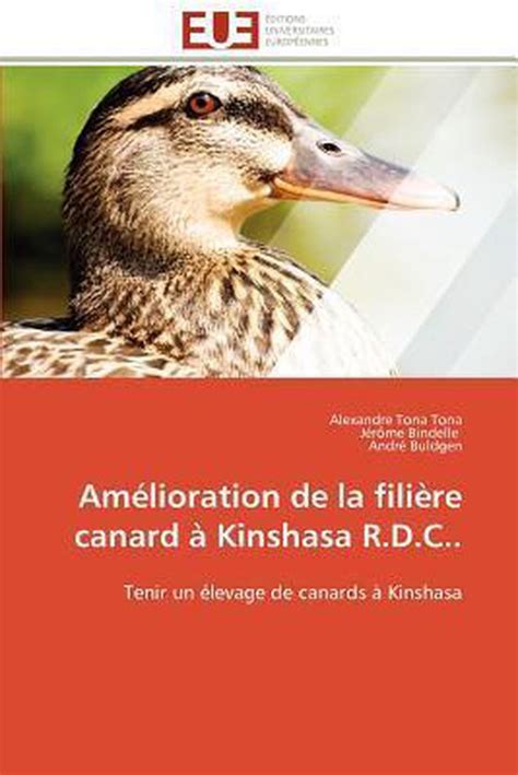 AmÃƒÂ©lioration de la FiliÃƒÂ¨re Canard Ãƒâ‚¬ Kinshasa R D C Doc