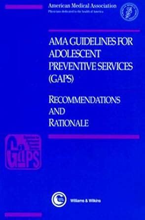 Ama Guidelines for Adolescent Preventive Services Kindle Editon