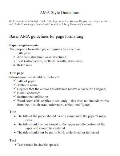 Ama Paper Template