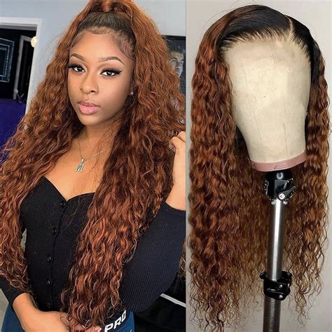 Amazing 14" Curly Style Lace Front 100% Remy Hair Ombre Wigs