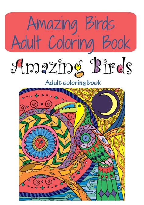 Amazing Birds Adult Coloring Book Epub