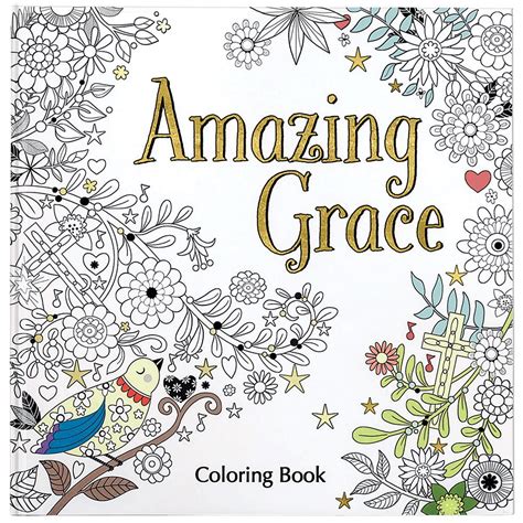 Amazing Grace Adult Coloring Book Coloring Faith Kindle Editon