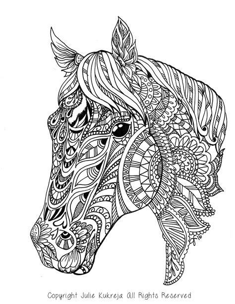 Amazing Horse Coloring Books for Adults An Adult coloring book for Horse lover Kindle Editon