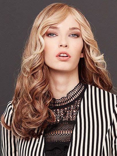 Amazing Long Wavy Blonde Without Bangs Popular Wigs