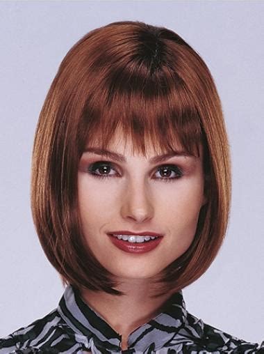 Amazing Monofilament Straight Chin Length Lace Front Wigs