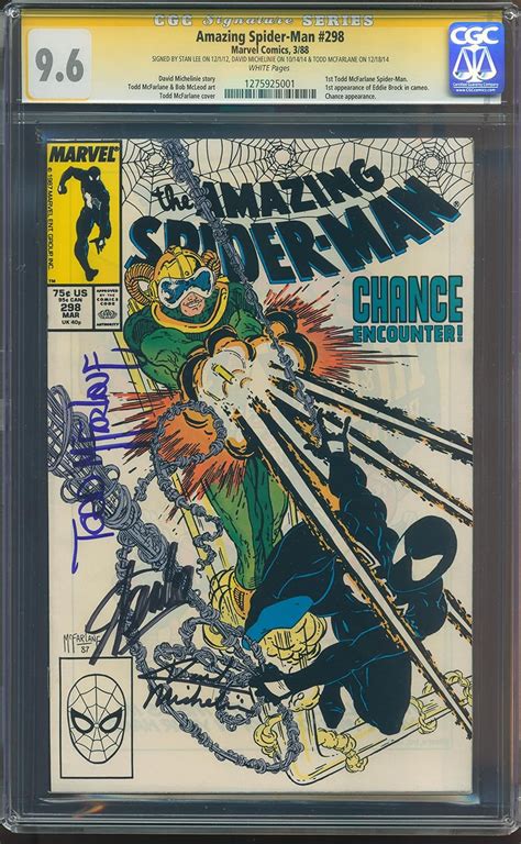 Amazing Spider-Man 298 Signed By Todd McFarlane Bob McLeod and David Michelinie Reader