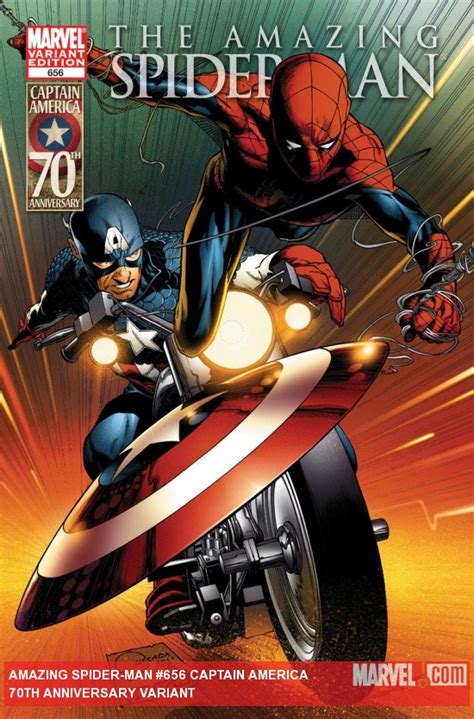 Amazing Spider-Man 656 115 Captain America 70Th Anniv Variant Epub