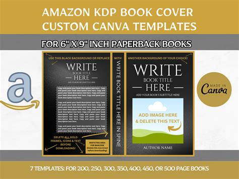Amazon Book Cover Template