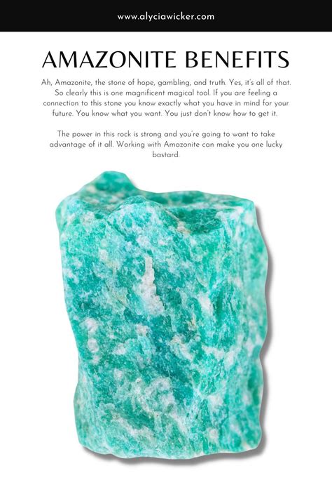 Amazonite: Benefits That Will Make You Green with Envy