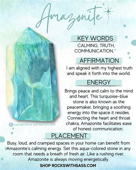 Amazonite Crystal Meaning: A Journey into the Soothing Embrace of the Hope Stone