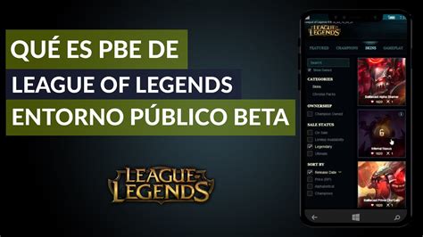 Ambiente Público de Beta (PBE) de League of Legends: Um Guia Abrangente