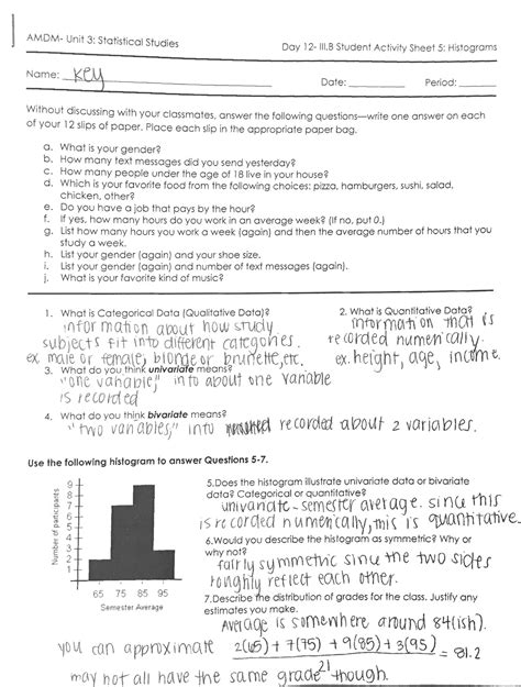 Amdm Student Activity Sheet 5 Extension Answer Kindle Editon