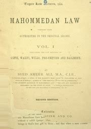 Ameer Ali's Commentaries on Mahommedan Law Compiled from Authoritie PDF