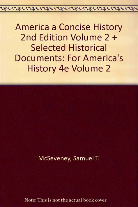 America A Concise History 2e Volume 2 and America Firsthand 6e Volume 2 and Up From Slavery Kindle Editon