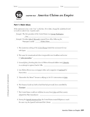 America Claims An Empire Test Answer Key Reader