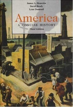 America Concise History James Henretta PDF