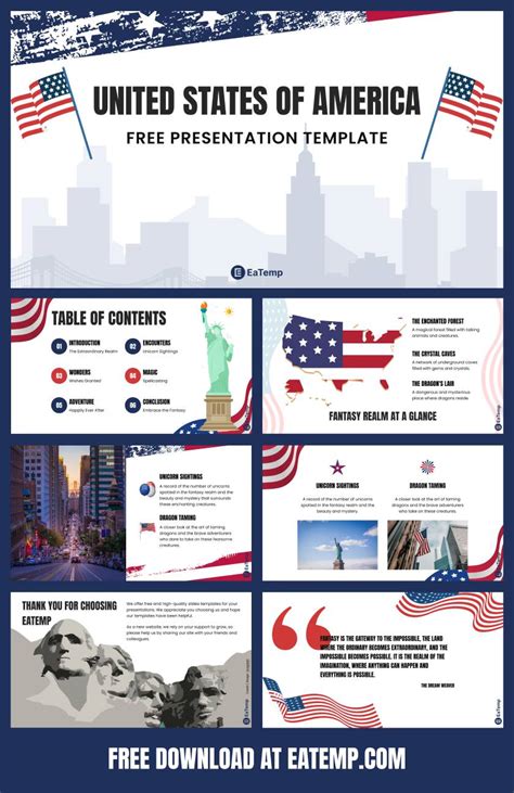 America Ppt Template