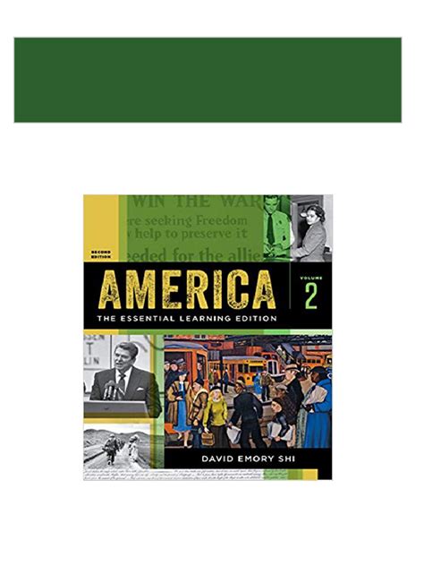 America The Essential Learning Edition Vol 2 Reader