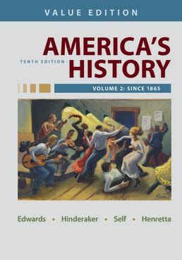 America s History Value Edition Volume 2 Doc
