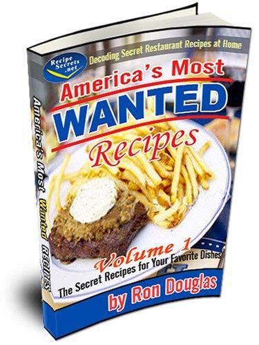 America s Most Wanted Recipes Volume 1 Reader