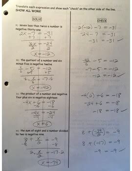 American Company Math Answer Key Sloving Equations PDF