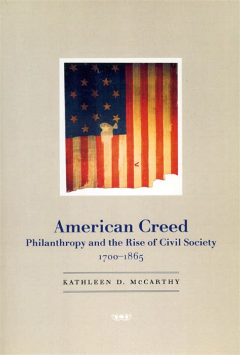 American Creed Philanthropy and the Rise of Civil Society Doc